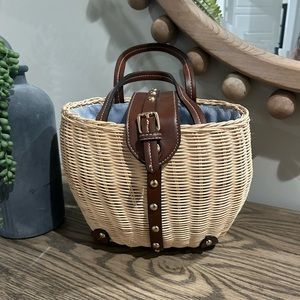 Boutique Purse Small Straw
